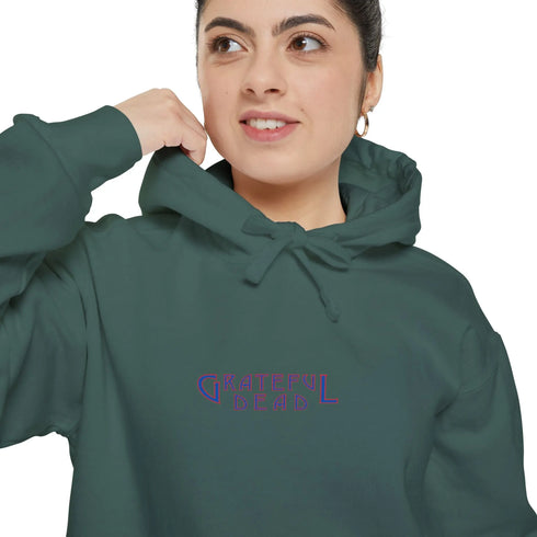 Tie-Dye Bear Vineyard Collection Unisex Garment-Dyed Hoodie StealieShop